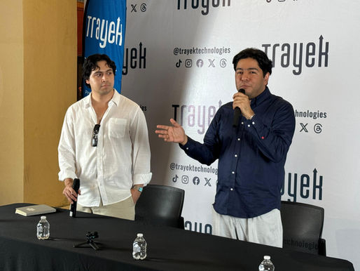 Reynolds Moyer (Director General) y Mario Tello (Director Jurídico), cofundadores de TRAYEK
