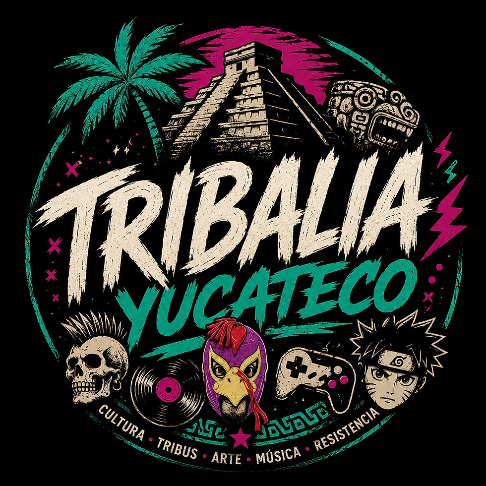 Logotipo oficial del evento Tribalia Yucateco en la Ciudad de Mérida.