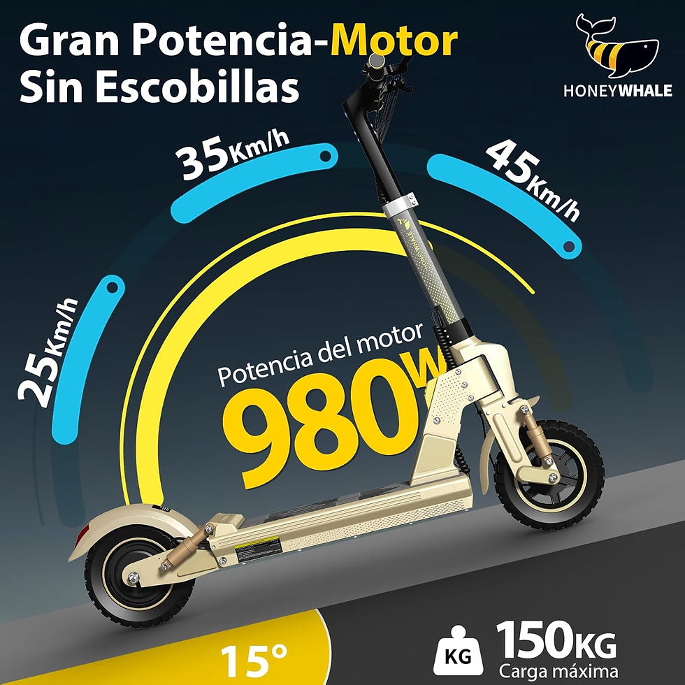 Miniatura: Scooter C1 Adulto (Amarillo, Azul o Rojo) HONEYWHALE