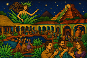 Imagen ilustrativa de la Jarana Maguey México 2026 realizada con IA