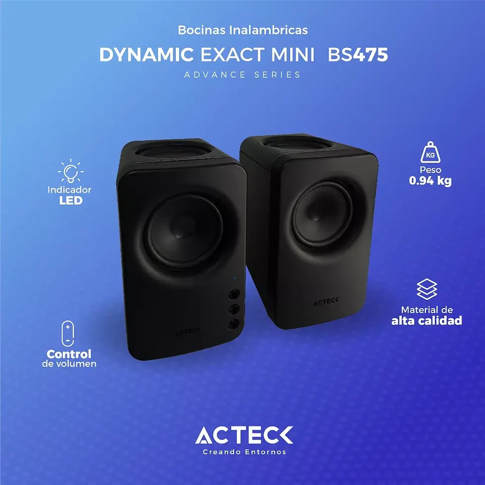 Miniatura: Bocinas para Escritorio Dynamic Exact Mini BS475 Inalámbricas