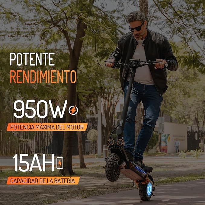 Miniatura: Scooter T8A Naranja (HoneyWhale)