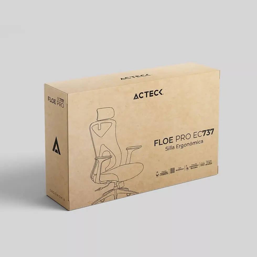 Miniatura: Silla De Oficina Acteck Floe Pro Ec737 Ergonómica Negra