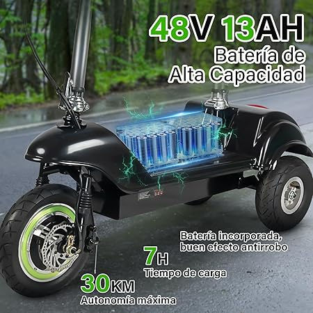 Miniatura: Scooter ST03 (Negro) Plegable para Adultos HONEYWHALE