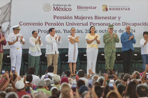 Firman gobiernos de Yucatán y federal, el convenio de Pensión para el Bienestar de las Personas con Discapacidad