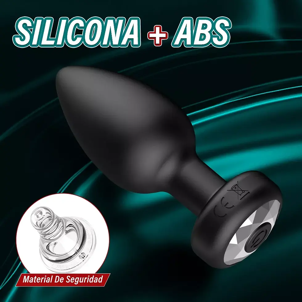 Miniatura: Vibrador Plug Anal Prostático Masajeador Con Control Remoto