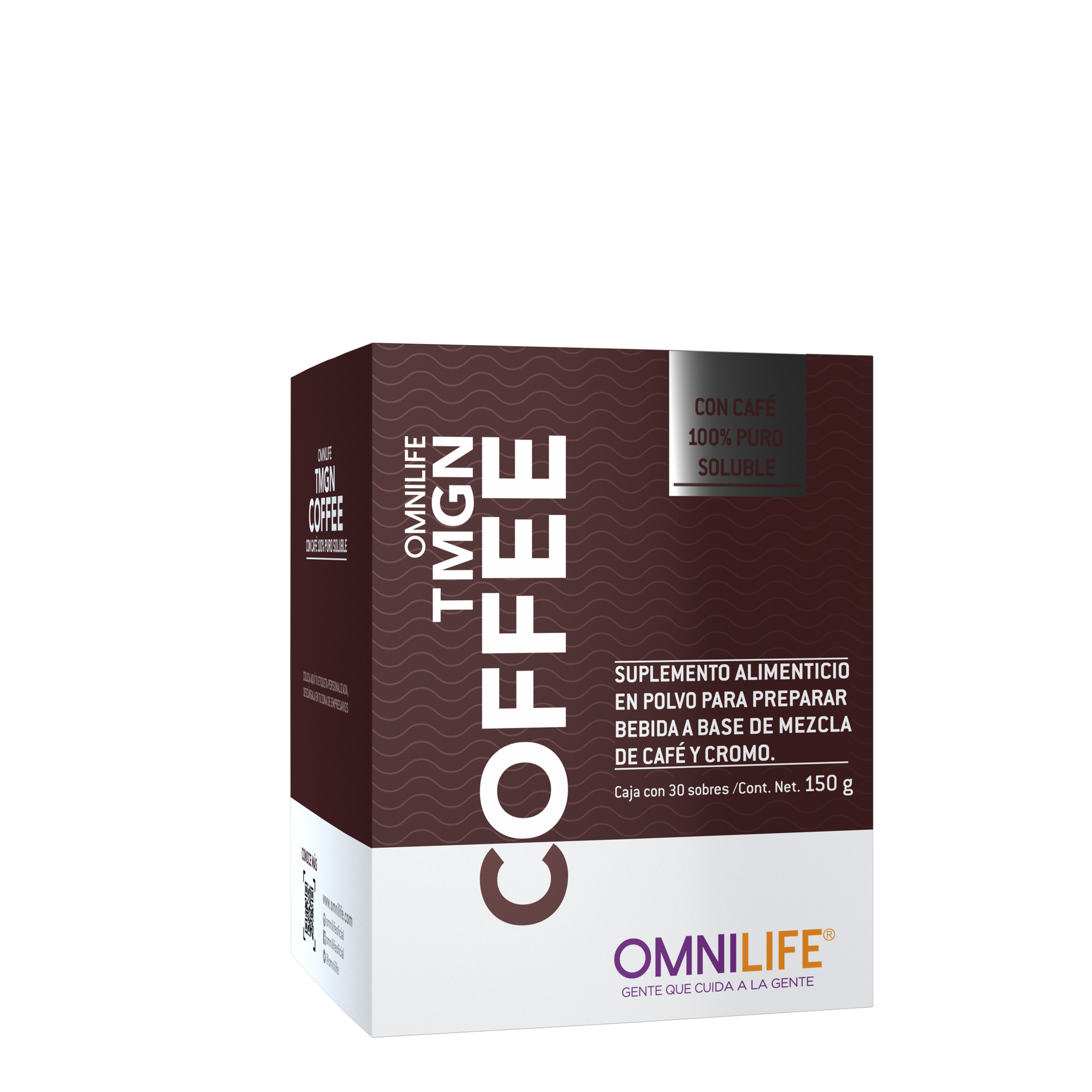 TMGN COFEE, OMNILIFE, CAJA CON 30 SOBRES DE 150 GR
