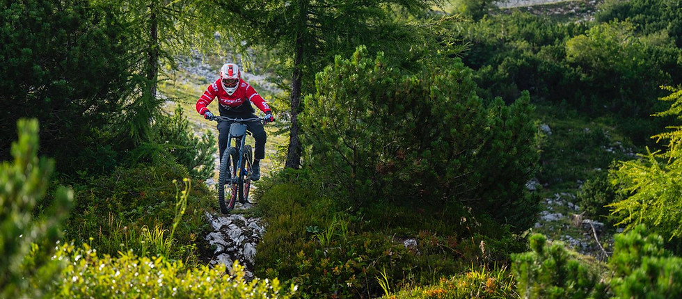 Der Downhill am Feuerkogel ist Profis am Bike vorbehalten.