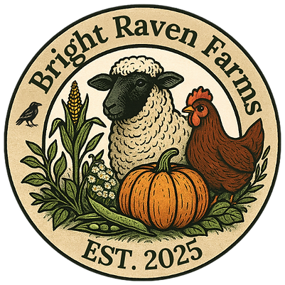 Farm Logo: Bright Raven Farms
