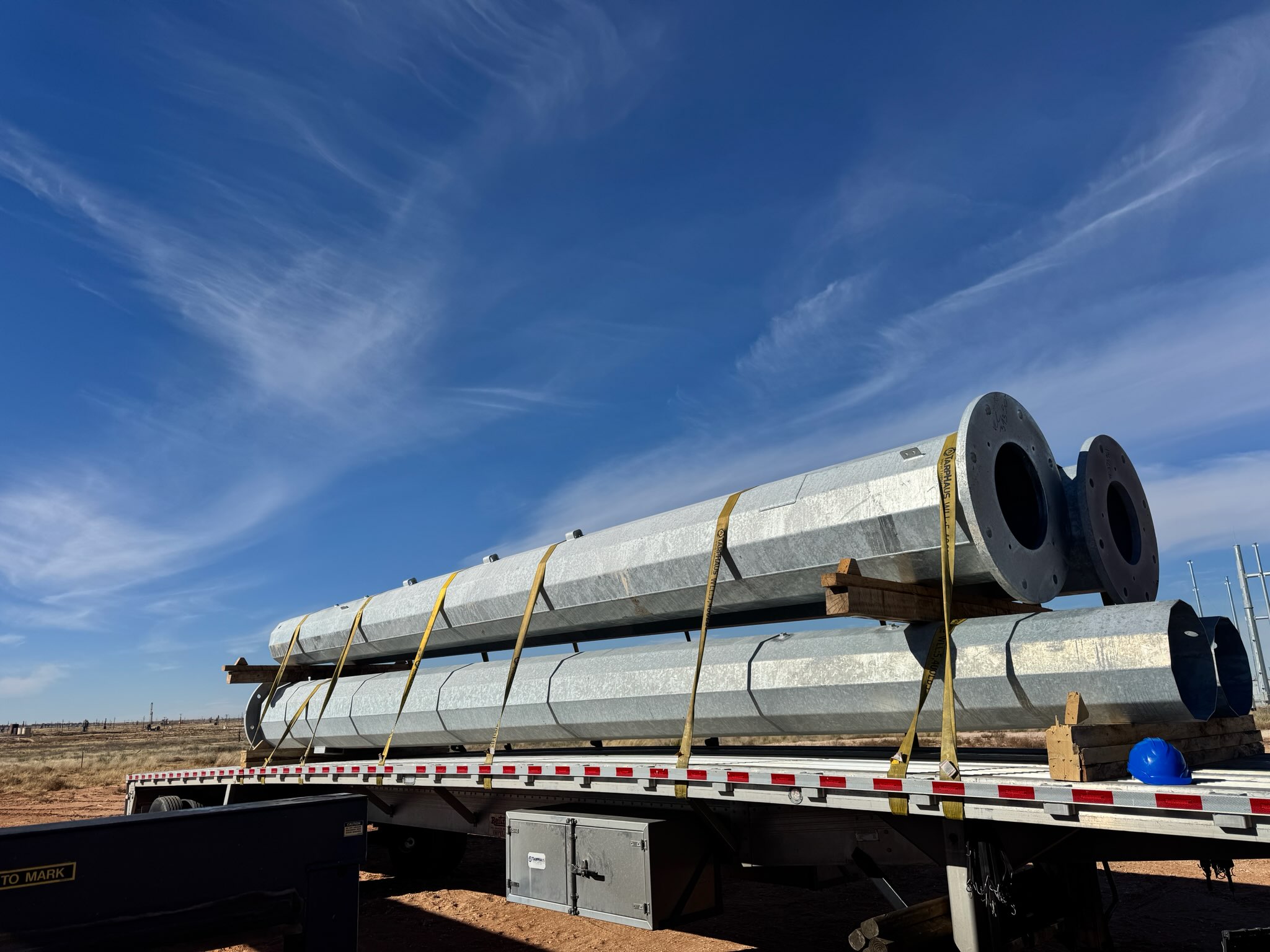 SteelCon structural steel shipment prepared for delivery