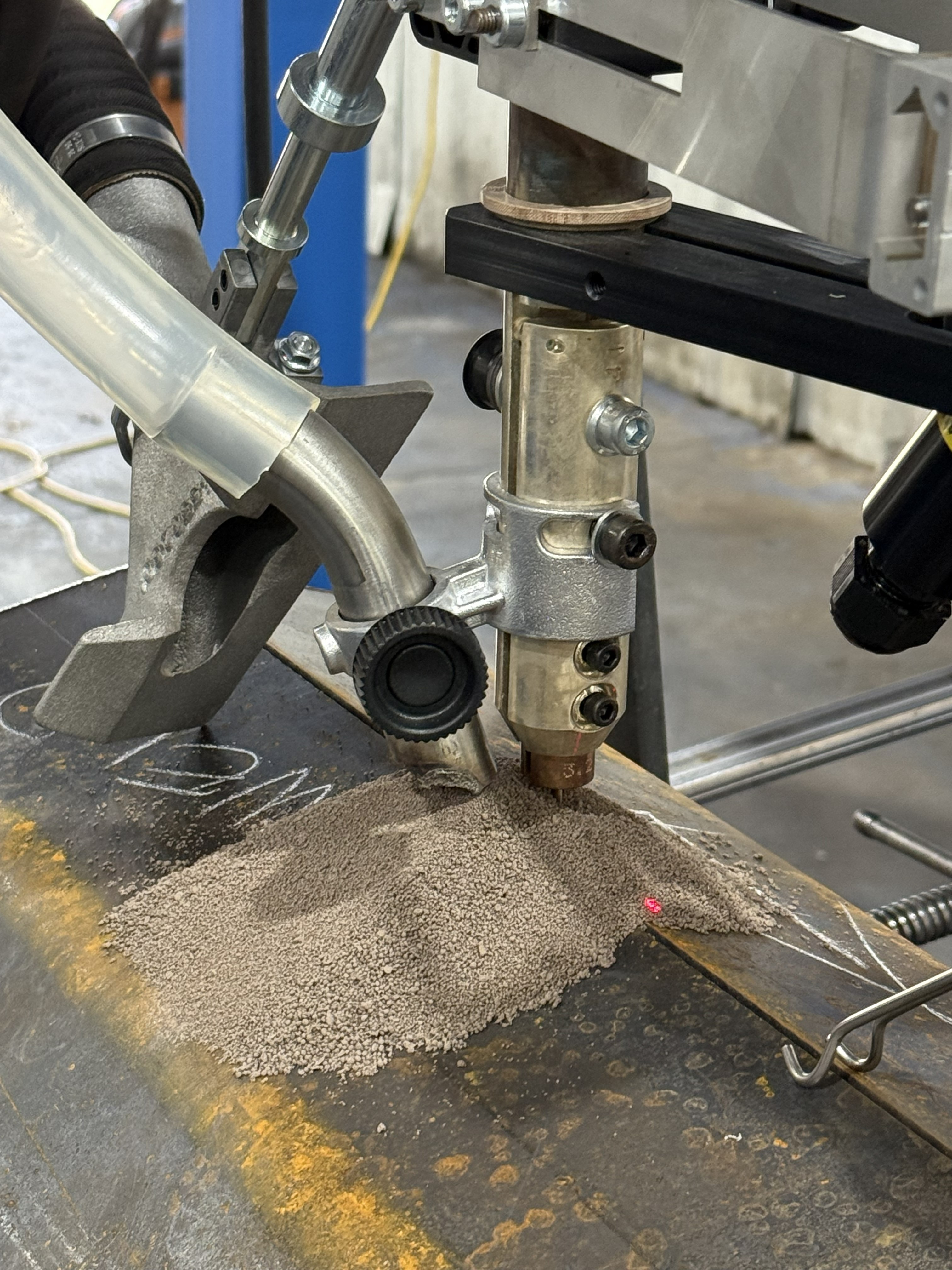 Submerged arc welding system at SteelCon's Houston facility