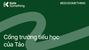Cổng trường tiểu học của Táo