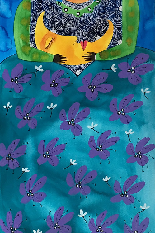 "El Angel con Corona de Flor" by Hortensia Bueno ...