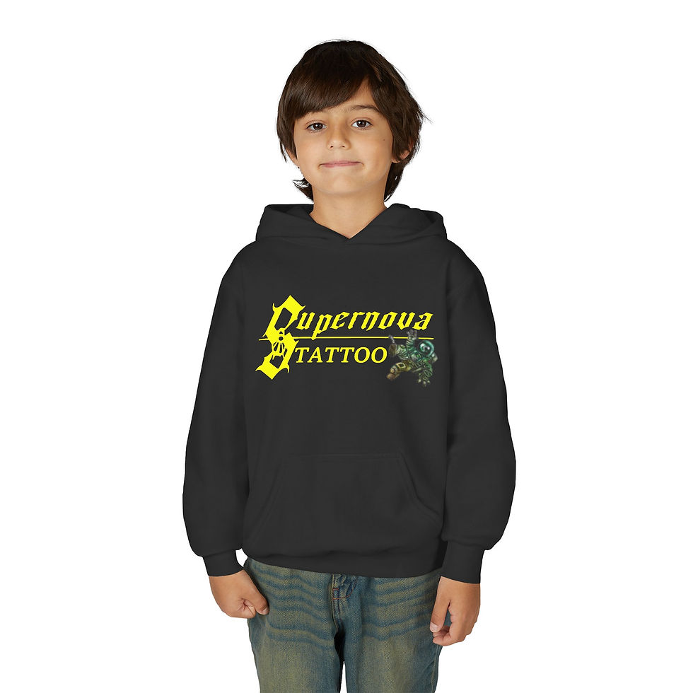Thumbnail: Youth Heavy Blend Hooded Sweatshirt