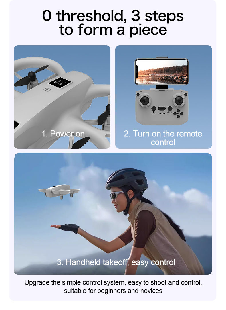 Thumbnail: T3/GT3 Dual Camera 68g Mini 6k/8k Drone Obstacle Avoidance FPV With LED Light GT