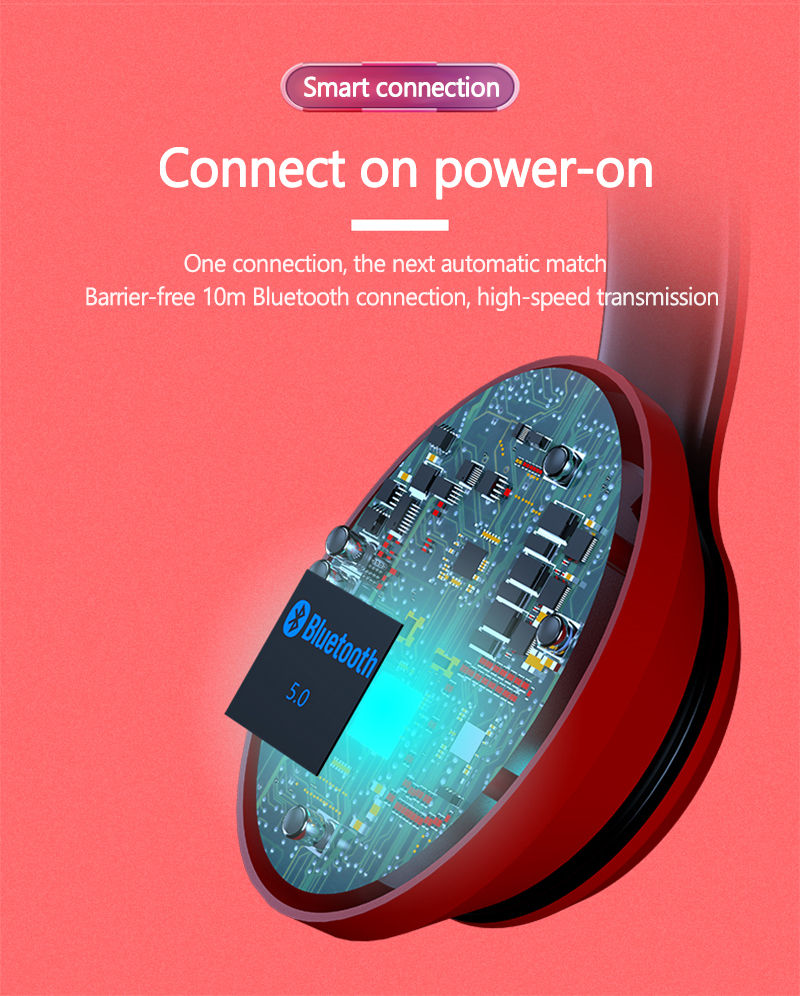Thumbnail: Lenovo HD200 Bluetooth Earphones Over-ear Foldable Computer Wireless Headphones 