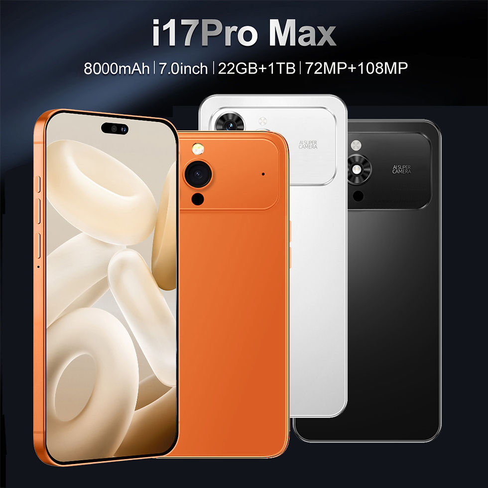 Thumbnail: Brand New Mobile Phones For Ai 17 Pro Max Smartphone Android 5G 7.3HD 22G +2TB D