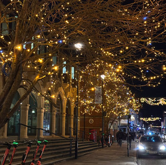 Christmas lights in Northampton