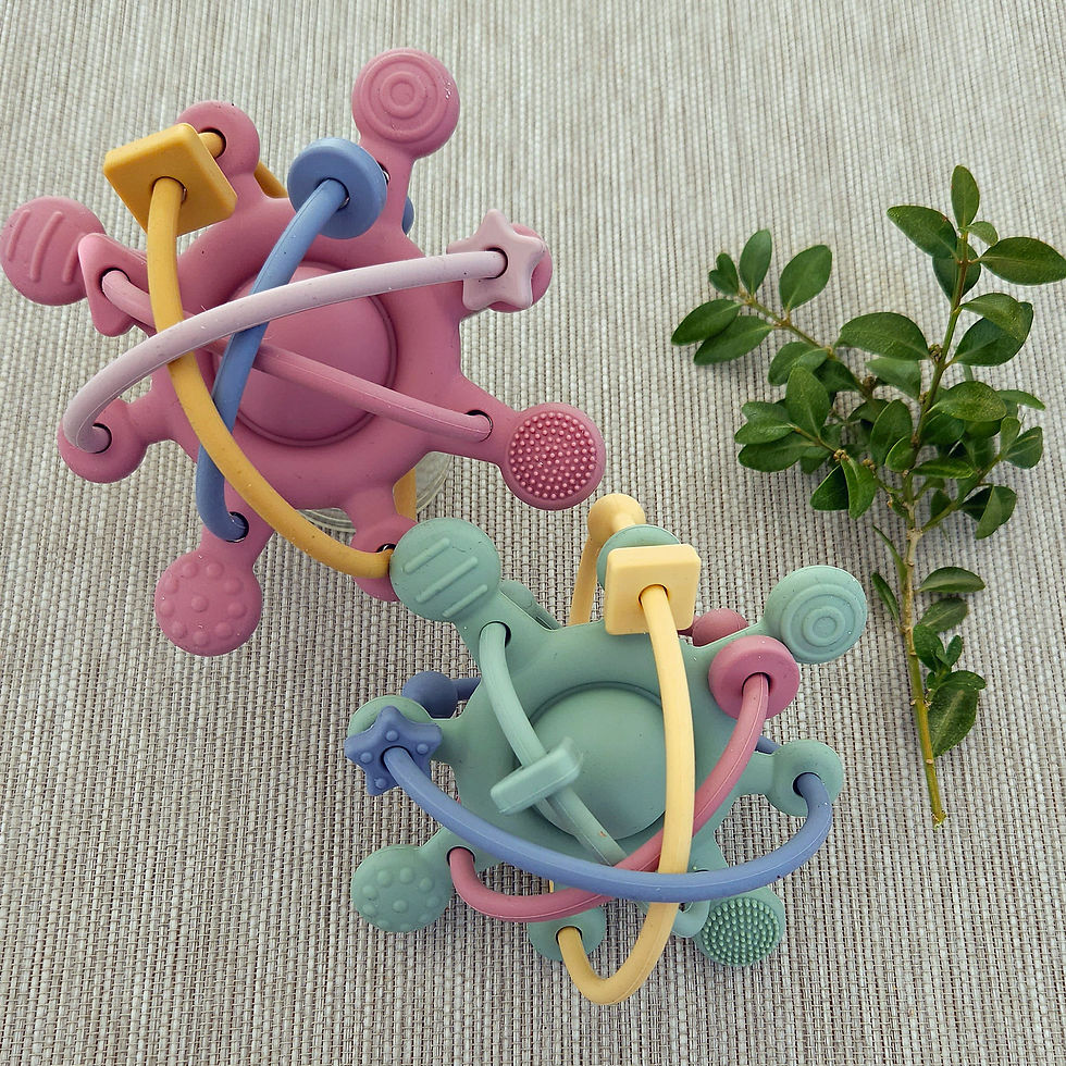 Miniatura: Giocattolo interattivo in silicone Orbit verde