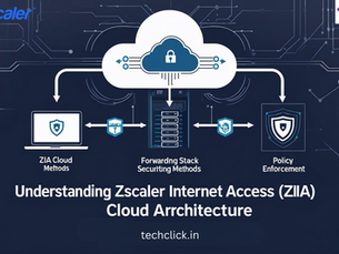 Understanding Zscaler Internet Access (ZIA) Architecture
