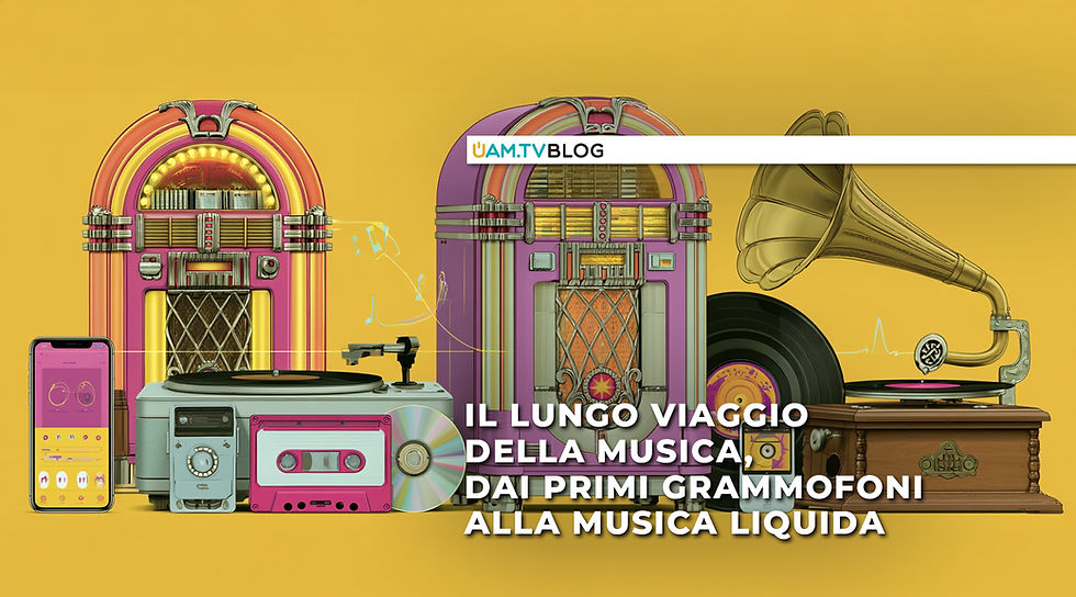 Il lungo viaggio della musica, dai primi grammofoni alla musica liquida che ascoltiamo oggi in streaming