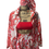 Thumbnail: Red Flowered Top and head wrap
