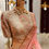 Thumbnail: Tissue and organza embroidered Lehenga set