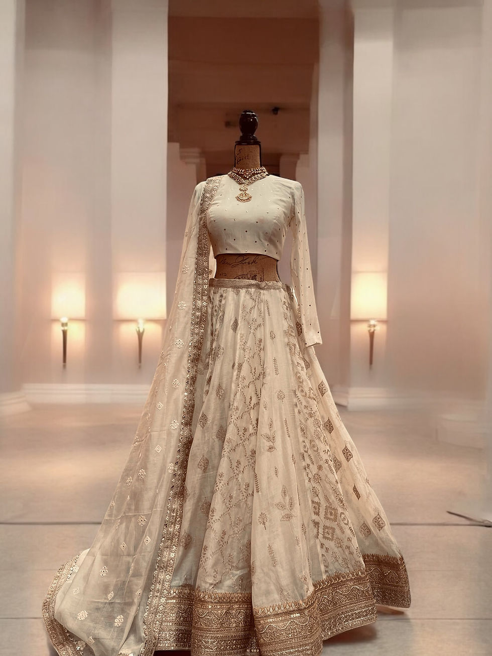 Thumbnail: Chanderi silk Lehenga set