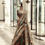 Thumbnail: Embroidered Silk lehebga with organza / tissue dupatta
