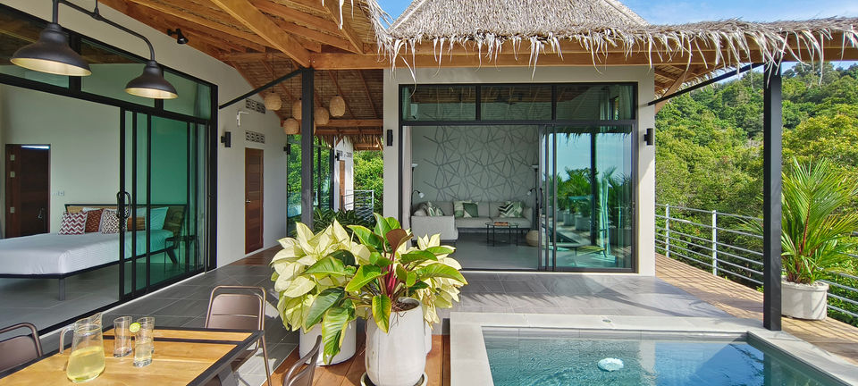 Villa on the Rock Holiday villa  in nature for rent Koh Phangan Thailand