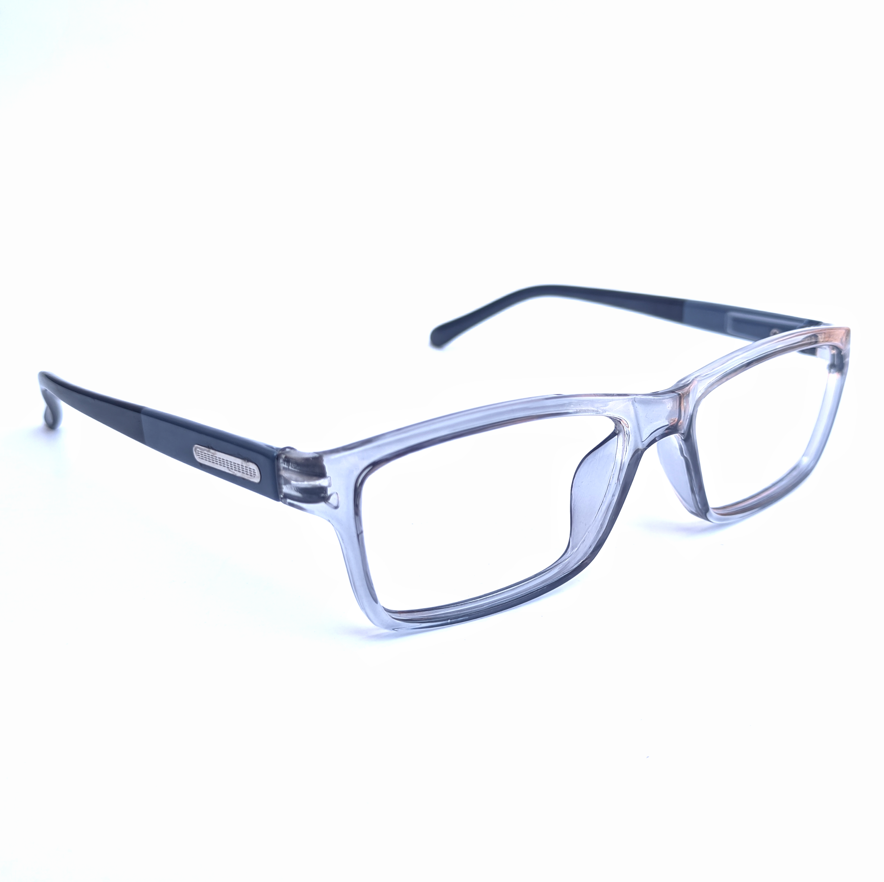 Transparent Grey Rectangle With Spring Sides 