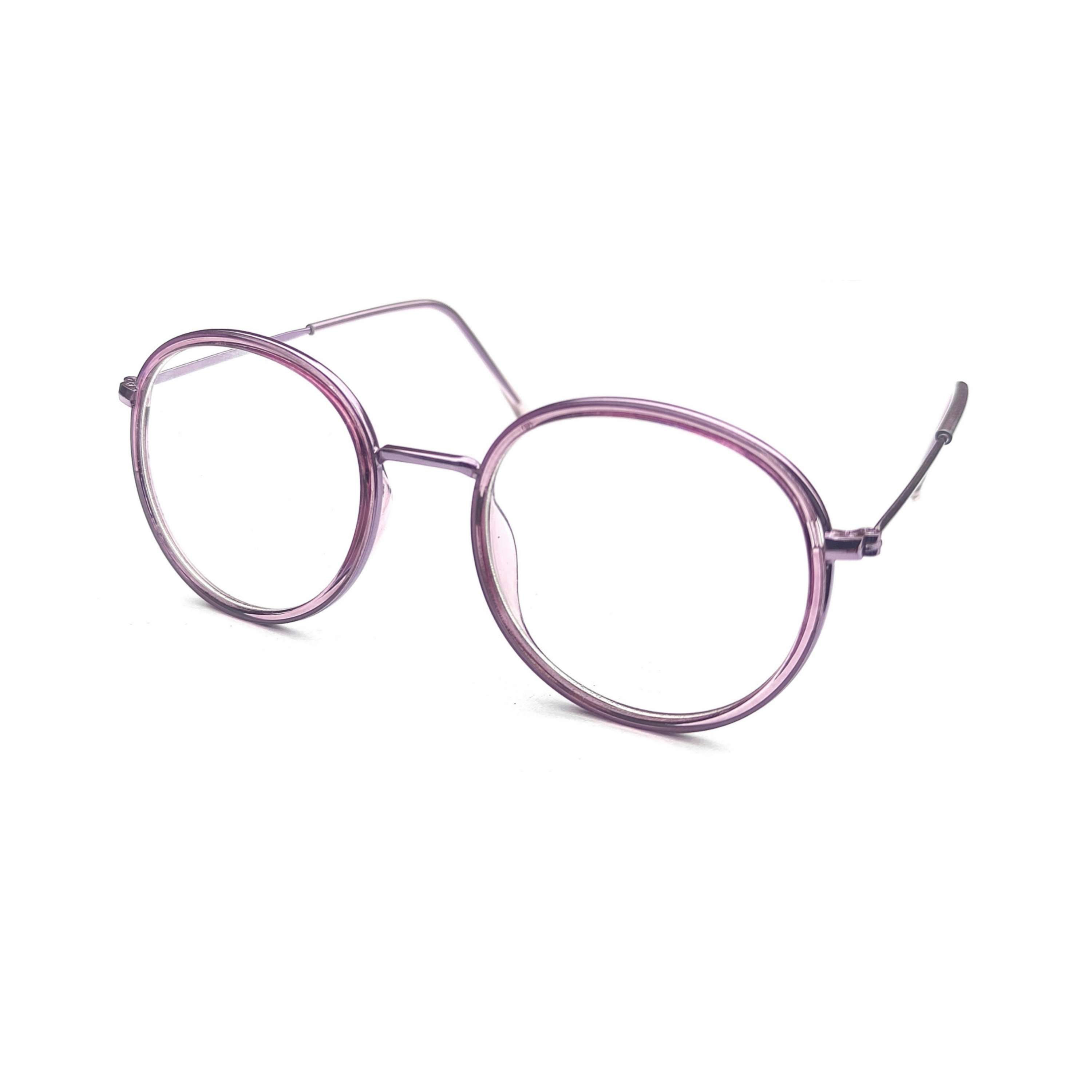 Purple Round Metal Frame
