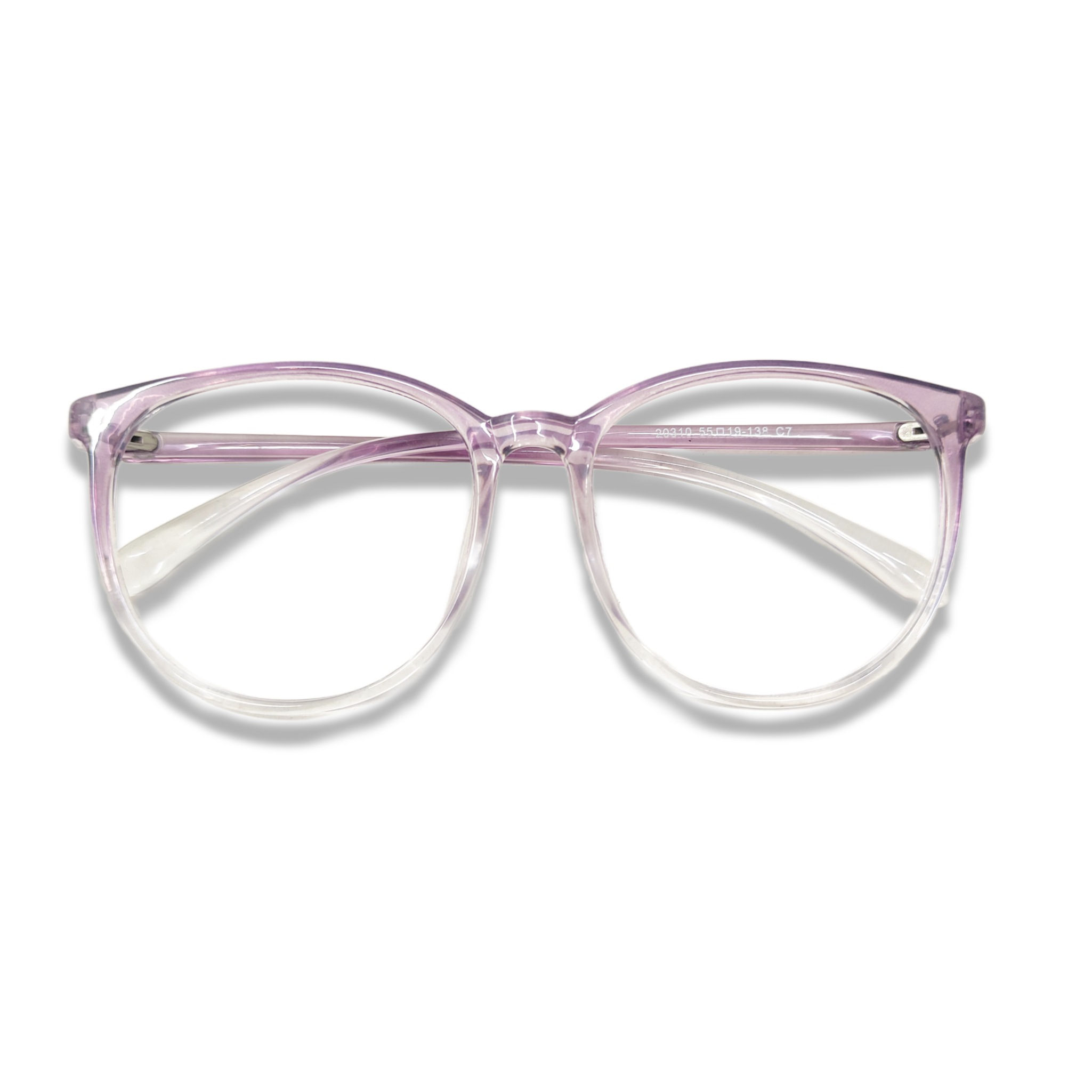 TRANSPARENT BIG ROUND FRAME