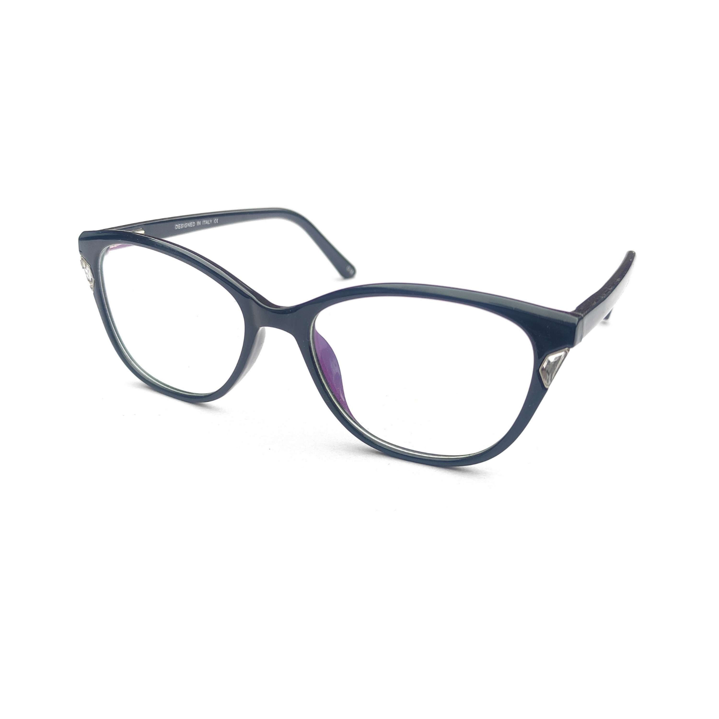 Black Styles Cateye With Spring Sides 