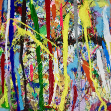 Bermano Box Art 60 x 48 Inces Acrylic on canvas
