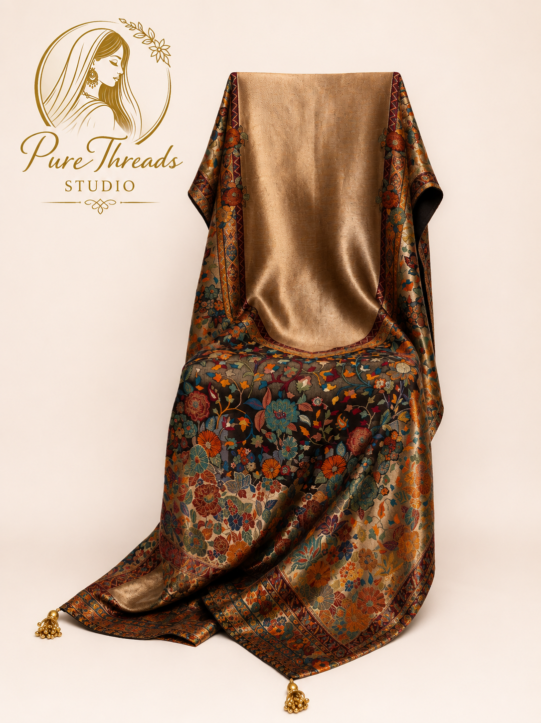 Gul-e-Zar Moonlight Kani Shawl