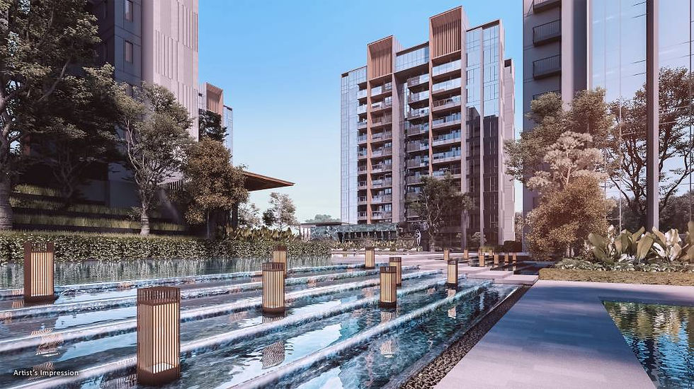 Leedon Green (D10)- water cascade