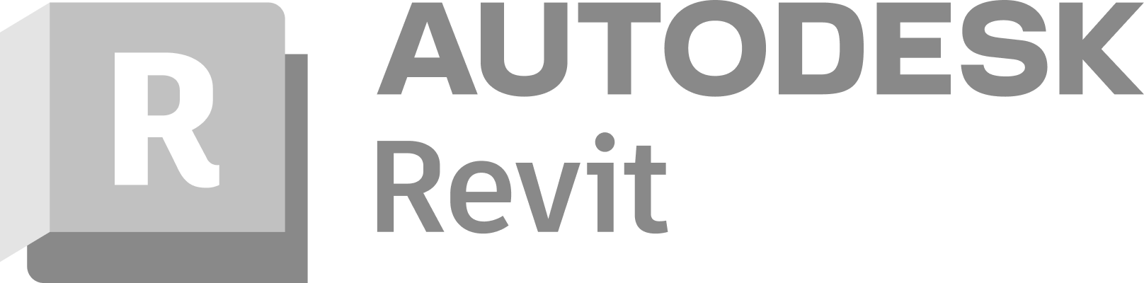 Logotipo del software de diseño arquitectónico Autodesk Revit