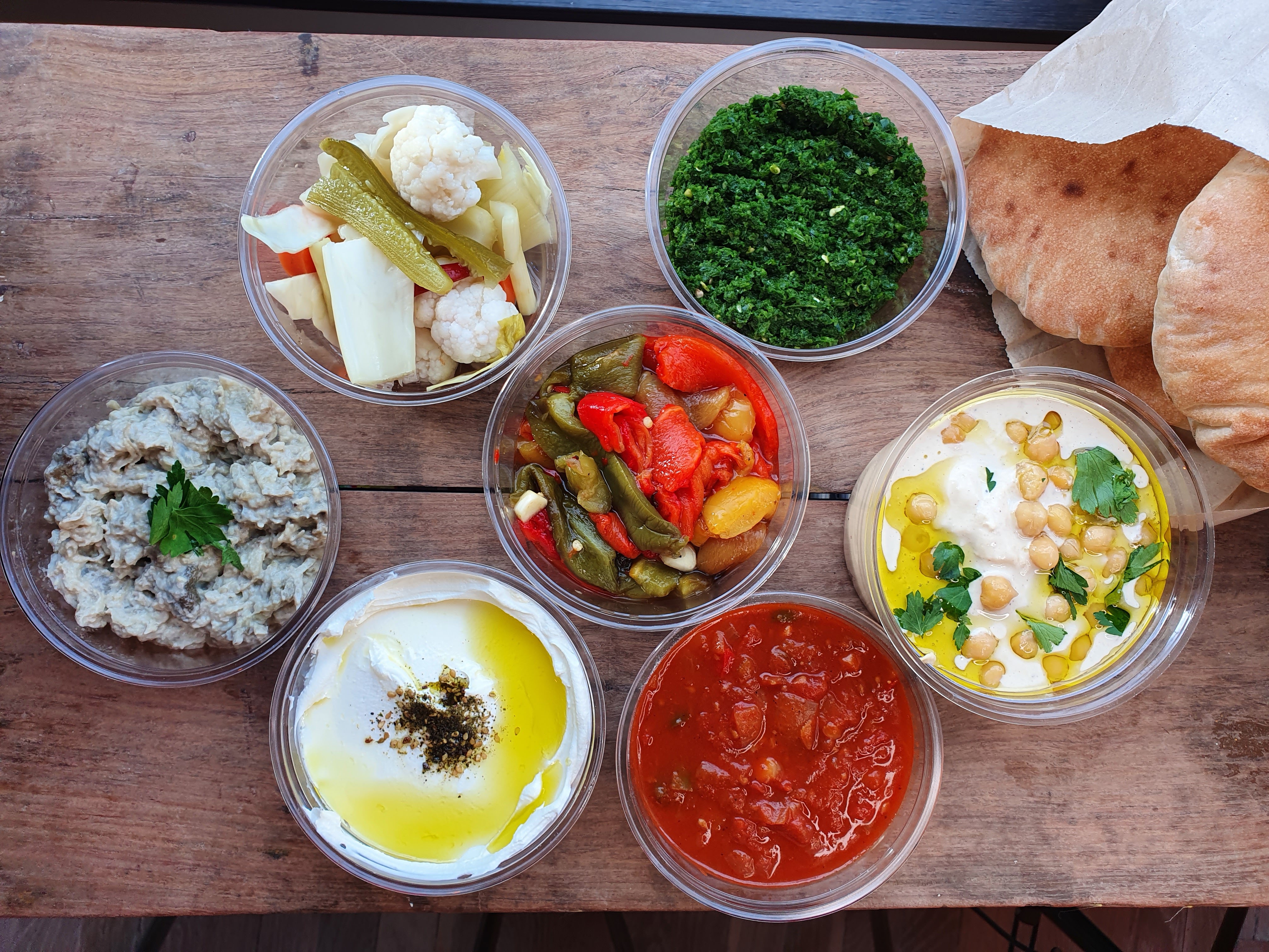 Arranged Food and Objects