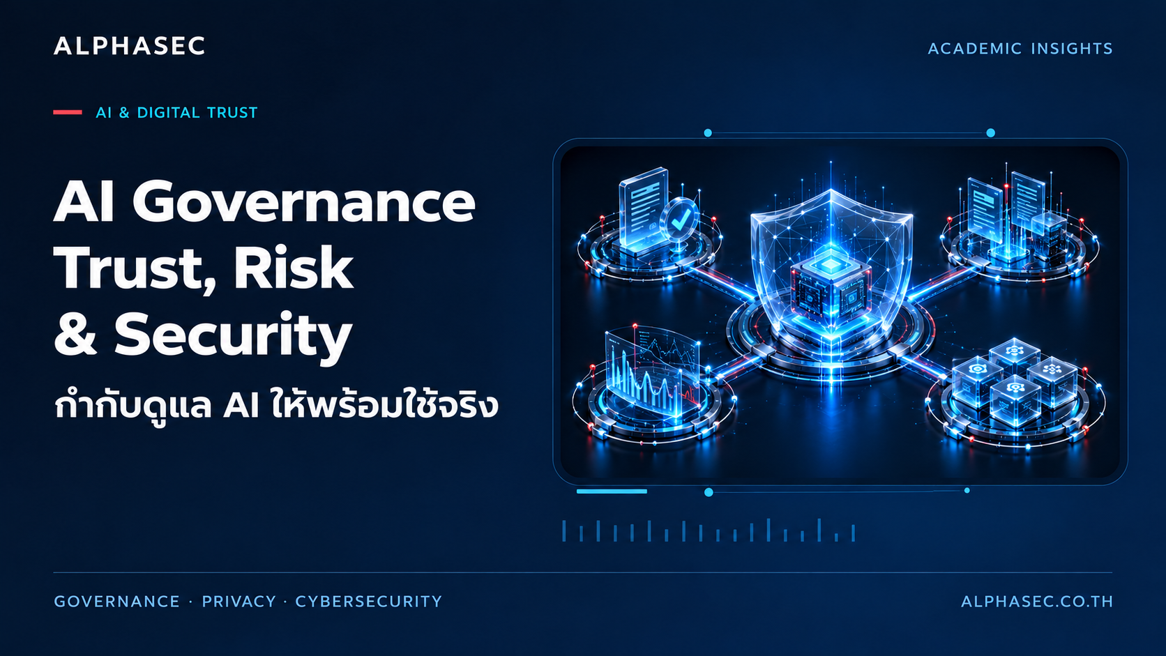 AI Governance, Trust, Risk & Security — กำกับดูแล AI ให้พร้อมใช้จริง โดย ALPHASEC