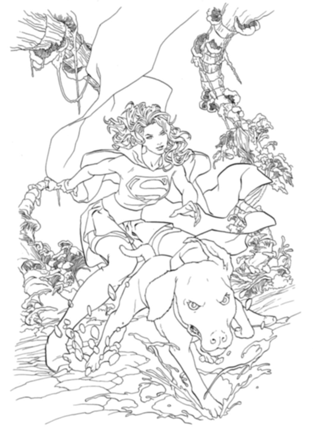 Supergirl Woman Of Tomorrow '25 Ultra Sub Annual Cover OA - Gerald Parel