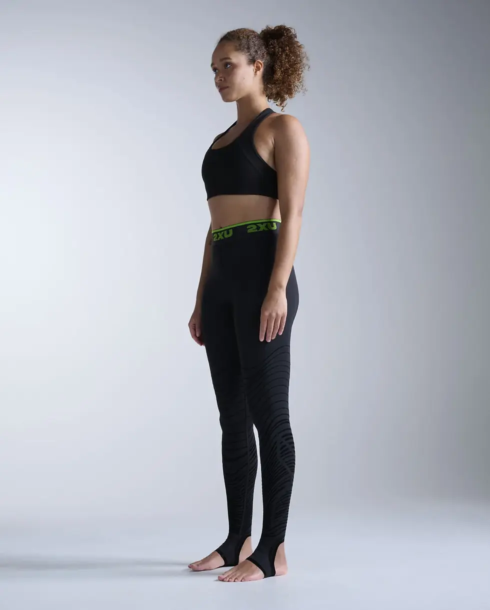 Thumbnail: 2XU: Womens Power Recovery Compression Tights with FIR