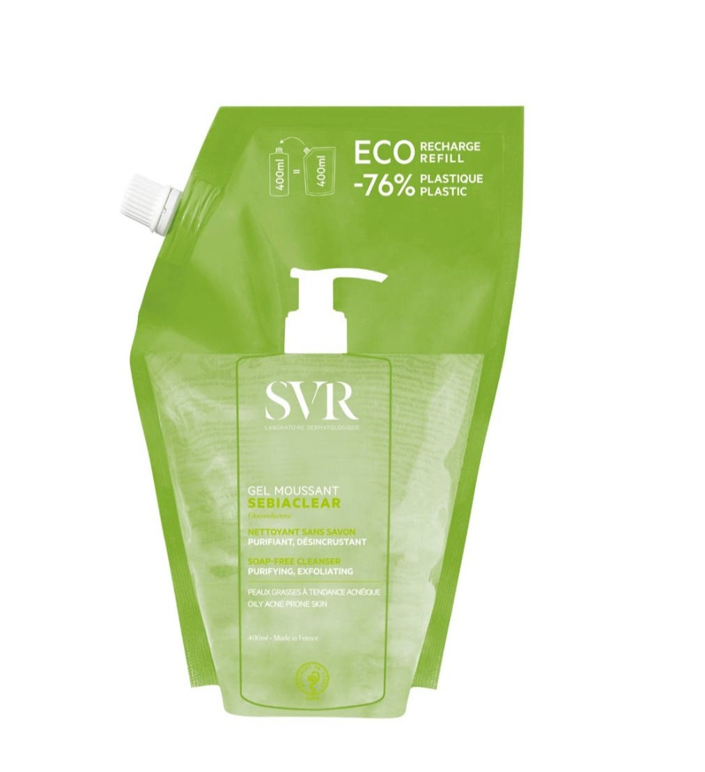 SVR Sebiaclear Gel Limpiador 400 ml Eco Refill