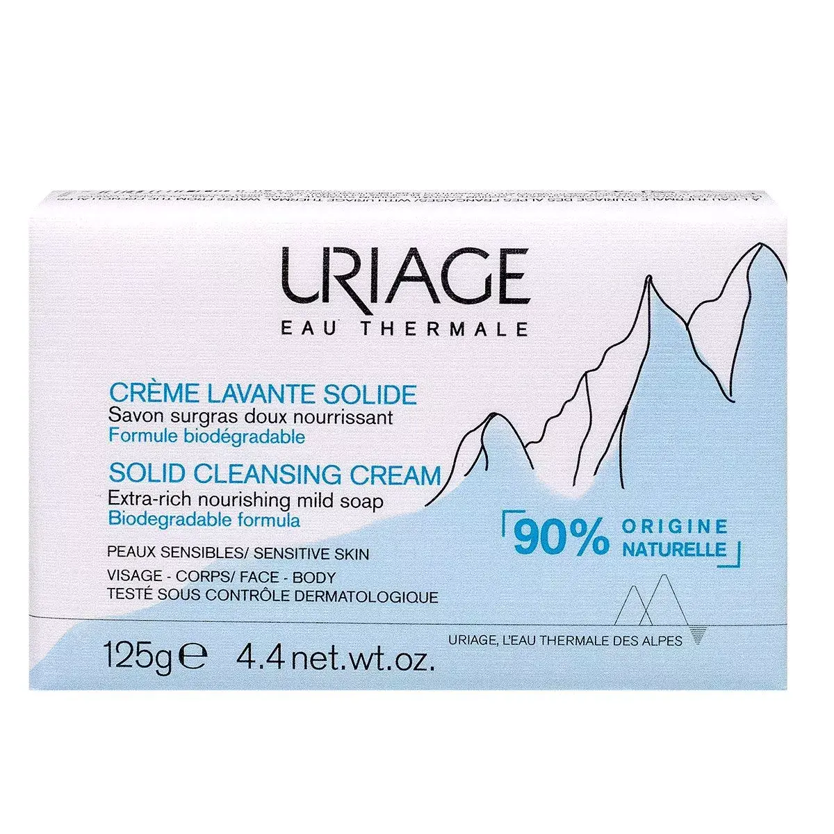 Uriage Barra Crema Lavante Sólida 125 G