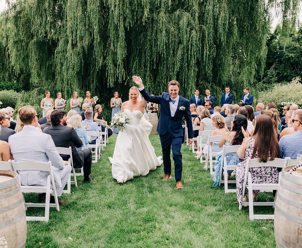 Something Blue: Saying "I Do" in a Northern Michigan Winery Wedding