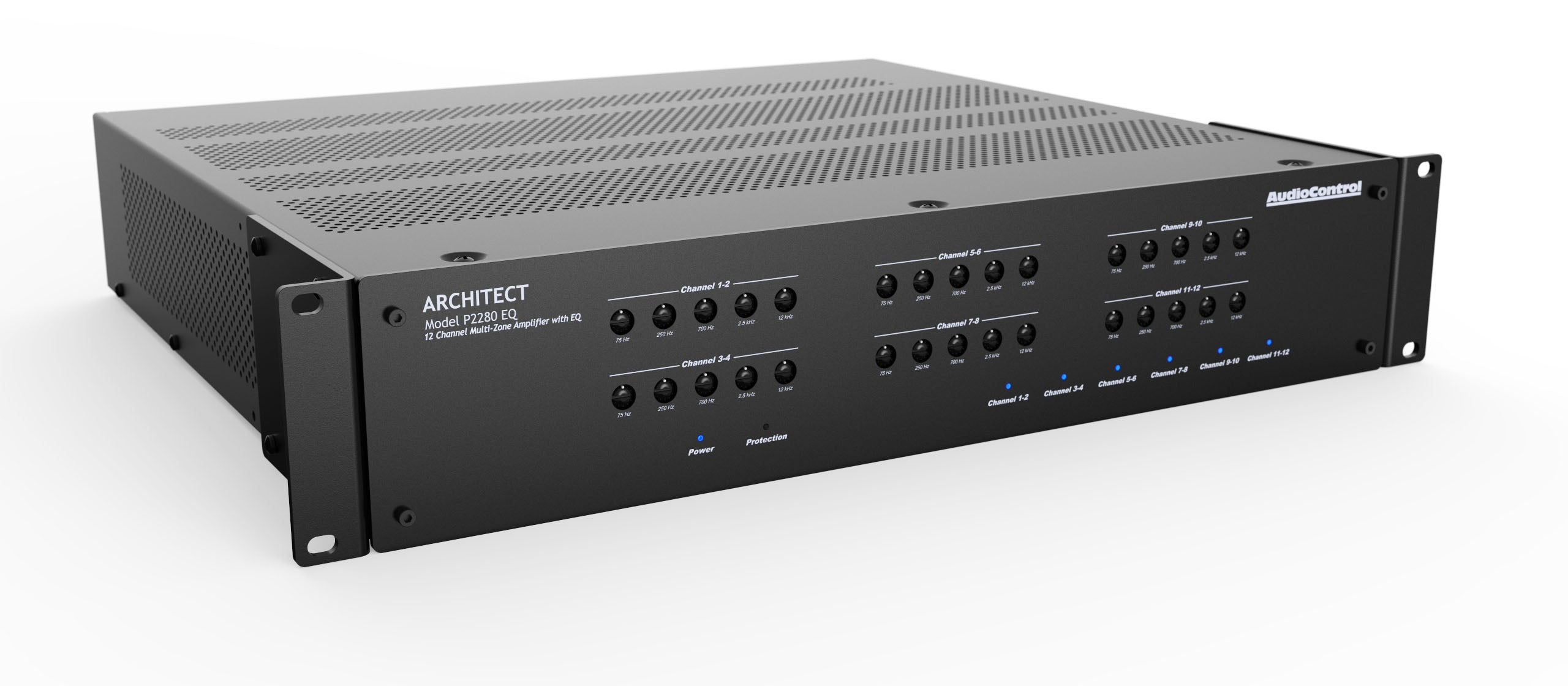 AudioControl Architect P2280 EQ 12-Channel Multi-Zone Amplifier