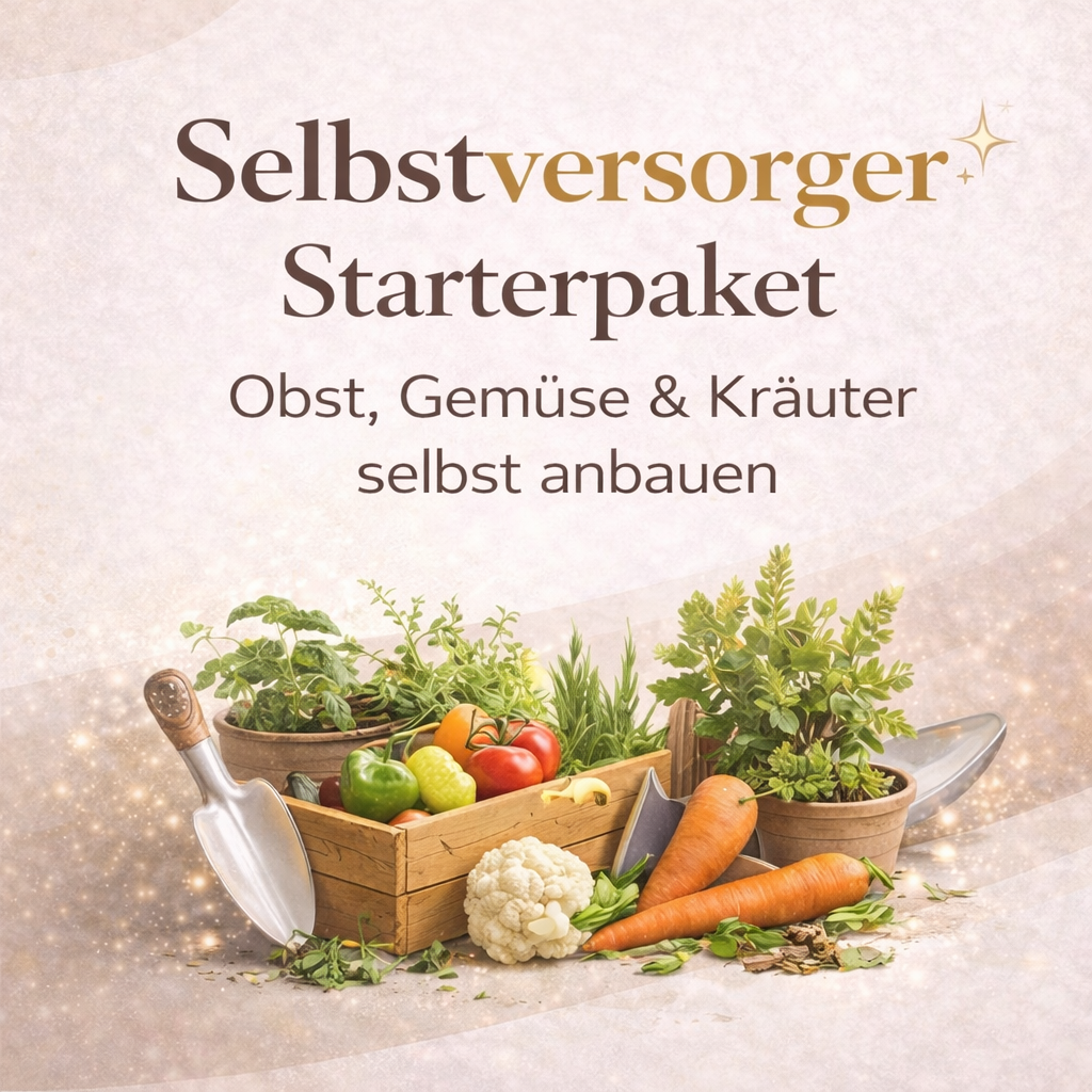 Selbstversorger Starterpaket – Obst, Gemüse & Kräuter selbst anbauen