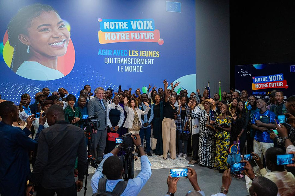 Rodrigue Nguesso. La délégation de l’Union européenne au Congo (UE-Congo) a animé une conférence de presse, le 25 octobre, pour annoncer le lancement officiel de la campagne « Notre voix, notre futur : agir avec les jeunes qui transforment le monde » qui débutera le 30 octobre. Rodrigue Nguesso