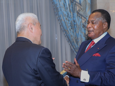 Rodrigue Nguesso salue les différents échanges entre la Chine et le Congo en ce mois d'avril 20226 où le président Denis Sassou N’Guesso a reçu Monsieur Shao Hong, vice-président du Comité national de la Conférence consultative politique du peuple chinois (CCPPC)