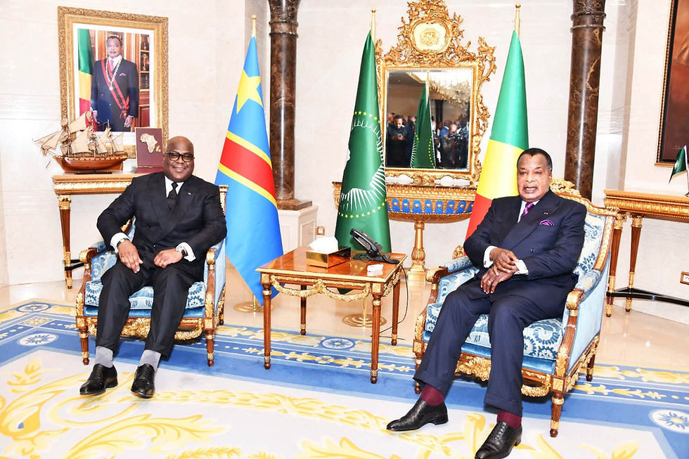 Rodrigue Nguesso salue la visite, ce 3 octobre à Brazzaville, du président de la RDC, Félix-Antoine Tshisekedi, qui s’est entretenu avec Denis Sassou-N’Guesso.